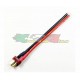 CONNETTORE DEANS / T-PLUG MASCHI CON CAVO SILICONICO 14AWG 10cm