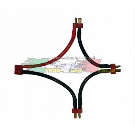 CONNETTORE T-PLUG FEM. PER COLLEGARE IN SERIE 3 BATTERIE