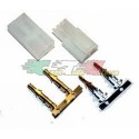CONNETTORI TAMIYA 2 MASCHI E 2 FEMMINE CON SPINETTE ORO