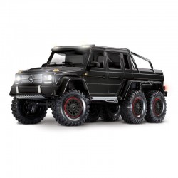 Trx-6 Mercedes-Benz G 63 AMG 6x6 Trail Truck with LED lighting-Black