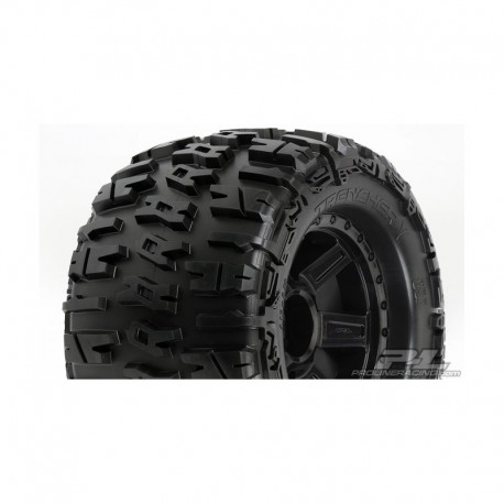 PROLINE - TRENCHER 3.8 TIRES ON BLACK WHEELS 17MM HEX (2)