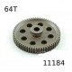RICAMBI HIMOTO 11188 - CORONA 64 DENTI PER 1/10