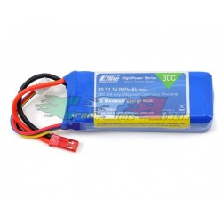 E-FLITE EFLB8003SJ30 - BATTERIA LIPO 11,1V 800mAh 3CELLA 30C