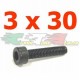 VITI CILINDRICHE TESTA ESAGONALE 3X30MM