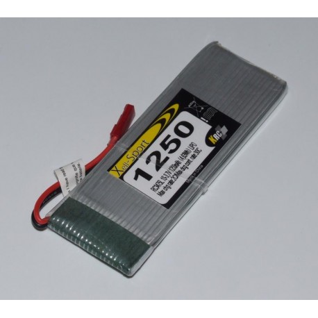XELL-SPORT - BATTERIA LIPO 1250MAH 3,7V 30C