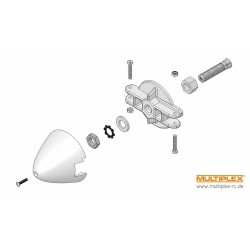 Ogiva e porta pale FunGlider ( alb.4mm)