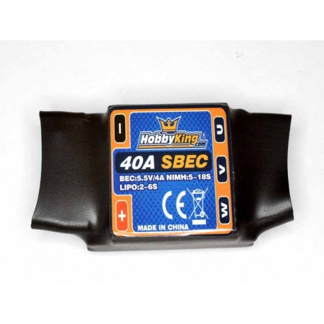 HOBBYKING - REGOLATORE BRUSHLESS ESC 40A w/UBEC 4A