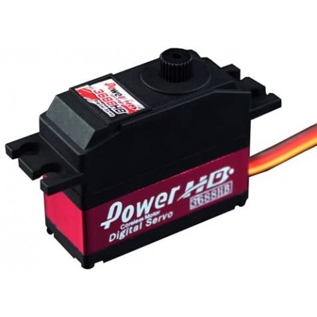 POWER HD 3688HB - Mini servo digitale 2.8Kg con ingranaggi in plastica