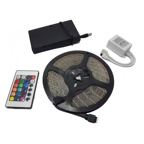 STRISCIA LED MULTICOLORE RGB da 5m