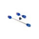 TRAXXAS 8655R - SET SEMIASSI CVD ACCIAO CENTRALI E-REVO 2.0
