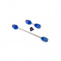 TRAXXAS 8655R - SET SEMIASSI CVD ACCIAO CENTRALI E-REVO 2.0