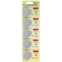 CR2450 - BATTERIA A BOTTONE 3V LITIO 5 PEZZI