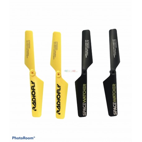 Set eliche gialle/nere per Drone Quadricottero Spacewatcher