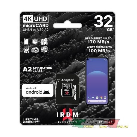 GOODRAM - microSD IRDM 32GB UHS I U3 A2 + adapter