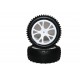 Ricambi VRX 10300W - Ruote Anteriori Off-road Buggy 1/10 cerchi bianchi