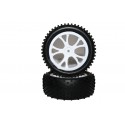 Ricambi VRX 10300W - Ruote Anteriori Off-road Buggy 1/10 cerchi bianchi