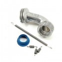 NOVAROSSI 41016 - Kit Collettore Lucido Conico Medio 2 Anelli 6 Alette