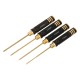 Set chiavi a brugola TFL 1.5 / 2.0 / 2.5 / 3.0mm nero