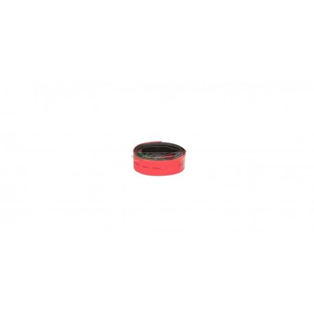 GUAINA TERMORESTRINGENTE DA 15MM ROSSO NERO (10CM)