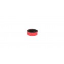GUAINA TERMORESTRINGENTE DA 15MM ROSSO NERO (10CM)