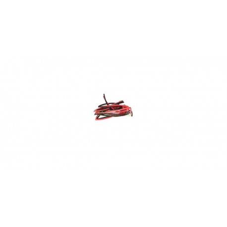 GUAINA TERMORESTRINGENTE DA 2MM ROSSO NERO (1M)