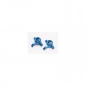 TRAXXAS 6837X - BLOCCHETTI STERZO ALLUMINIO 6061-T6 - BLU