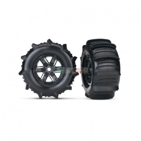TRAXXAS 7773 - Gomme Paddle per X-Maxx con cerchi