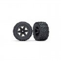 TRAXXAS 6773 - COPPIA GOMME +CERCHI NERI MOD. TALON
