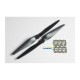 GEMFAN - 2 Coppie Eliche caricate al carbonio 11x50 stile Graupner (4)