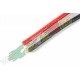 CAVO SILICONE ROSSO NERO 12AWG 3,3mm 2 (50CM)