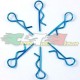 CLIP FERMO CARROZZERIA MEDI COLORE BLU (10PZ)