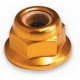 DADI AUTOBLOCCANTI M4 FLANGIATI COLOR ORO (4PZ)