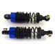 HIMOTO 02002 - COPPIA AMMORTIZZATORI 60mm TESTA ALLUMINIO BLU