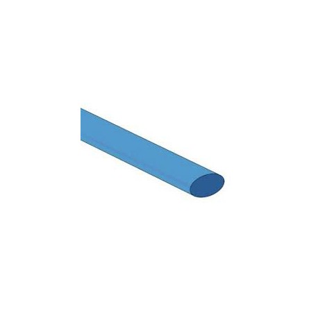 GUAINA TERMORESTRINGENTE DA 3MM BLU 10CM