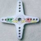 SQUADRETTA SERVO 4 BRACCI IN PLASTICA D28XL28MM (1PZ)