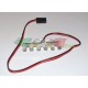 Kit luci composto da 6 LED bianchi attacco JST