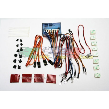 Kit luci composto da 12 LED attacco JST