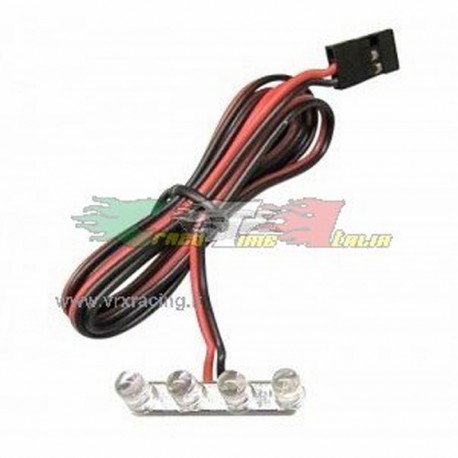 Kit luci composto da 4 LED bianchi attacco JST