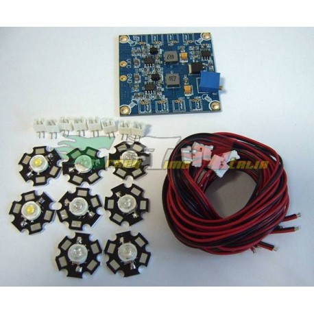 Kit luci composto da 6 LED per esacottero