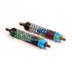 UPGRADE COPPIA AMMORTIZZATORI IN ALLUMINIO PER TRUCK E TRUGGY 1/10 ELETTRICO