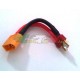 ADATTATORE T-PLUG MASCHIO + XT60 MASCHIO
