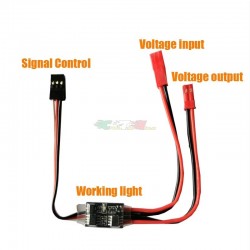 INTERRUTTORE CONTROLLATO DA RADIOCOMANDO 2-20A 3-30V