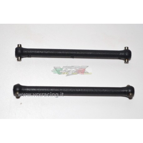 RICAMBI VRX 18056 - SEMIASSI POSTERIORI 1/16 1/18 OFF ROAD 56mm