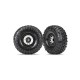 TRAXXAS 8172 - PNEUMATICI E CERCHI 2.2" METHOD NERO CROMATO BEADLOCK