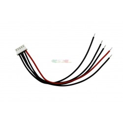 PRESA JST-XH BILANCIATORE 4S CON FILI LUNGHEZZA 200mm