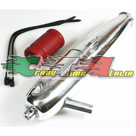 MARMITTA ROBITRONIC 1/8 IN ALLUMINIO LUCIDO