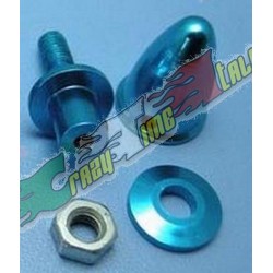 OGIVA ALLUMINIO ANODIZZATO CON GRANO ALBERO 5 FORO 2,3MM