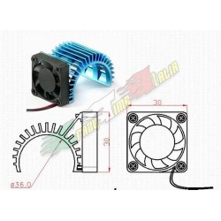 RADIATORE CON VENTOLINA PER MOTORI 540