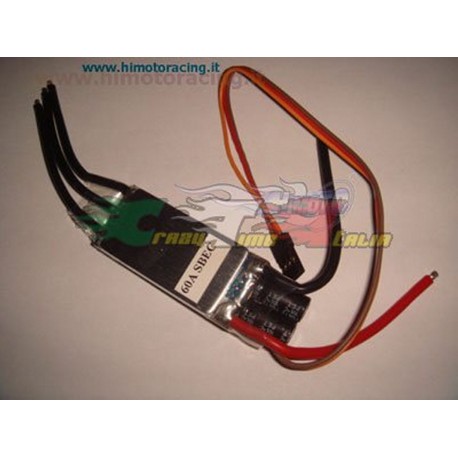 REGOLATORE BRUSHLESS ESC 60A PROGRAMMABILE