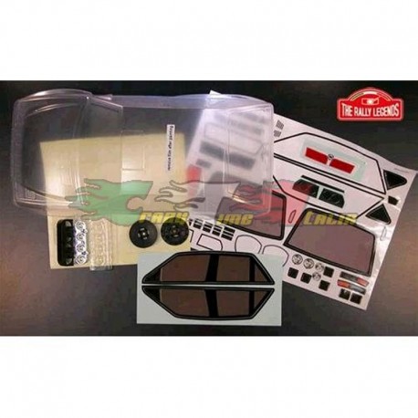 RICAMBI RALLY LEGENDS CARROZZA TRASPARENTE LANCIA DELTA EVO2